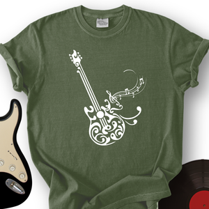 Floral Guitar T-Shirt