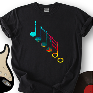Colorful Music Notes T-Shirt