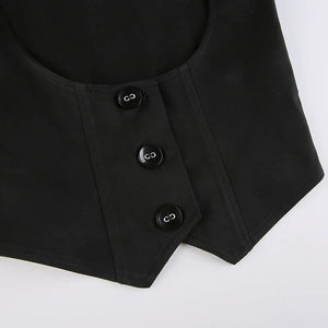 Fitted Button Up Vest