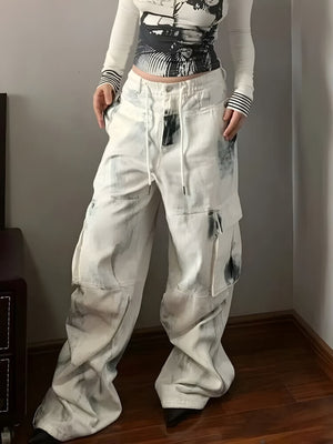 Painted Cargo Pants