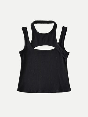 Sporty Asymmetric Tank Top