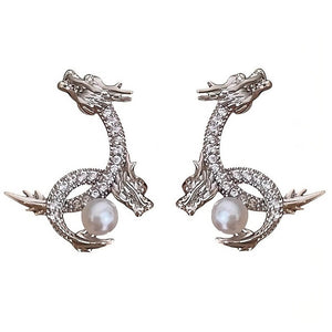 Dragon Pearl Earrings