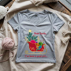 Dear Santa Lady V-neck