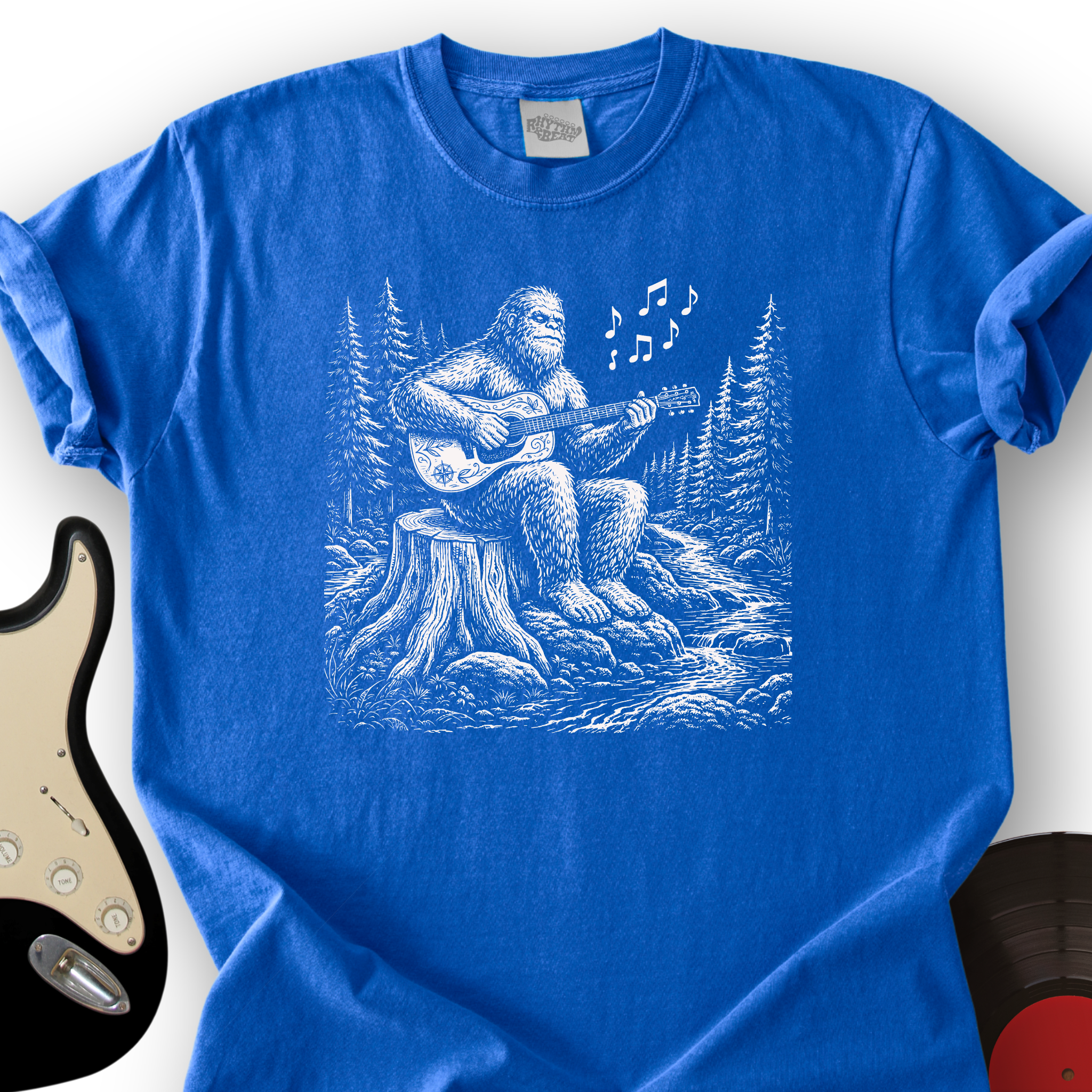 Bigfoot Guitar T-Shirt