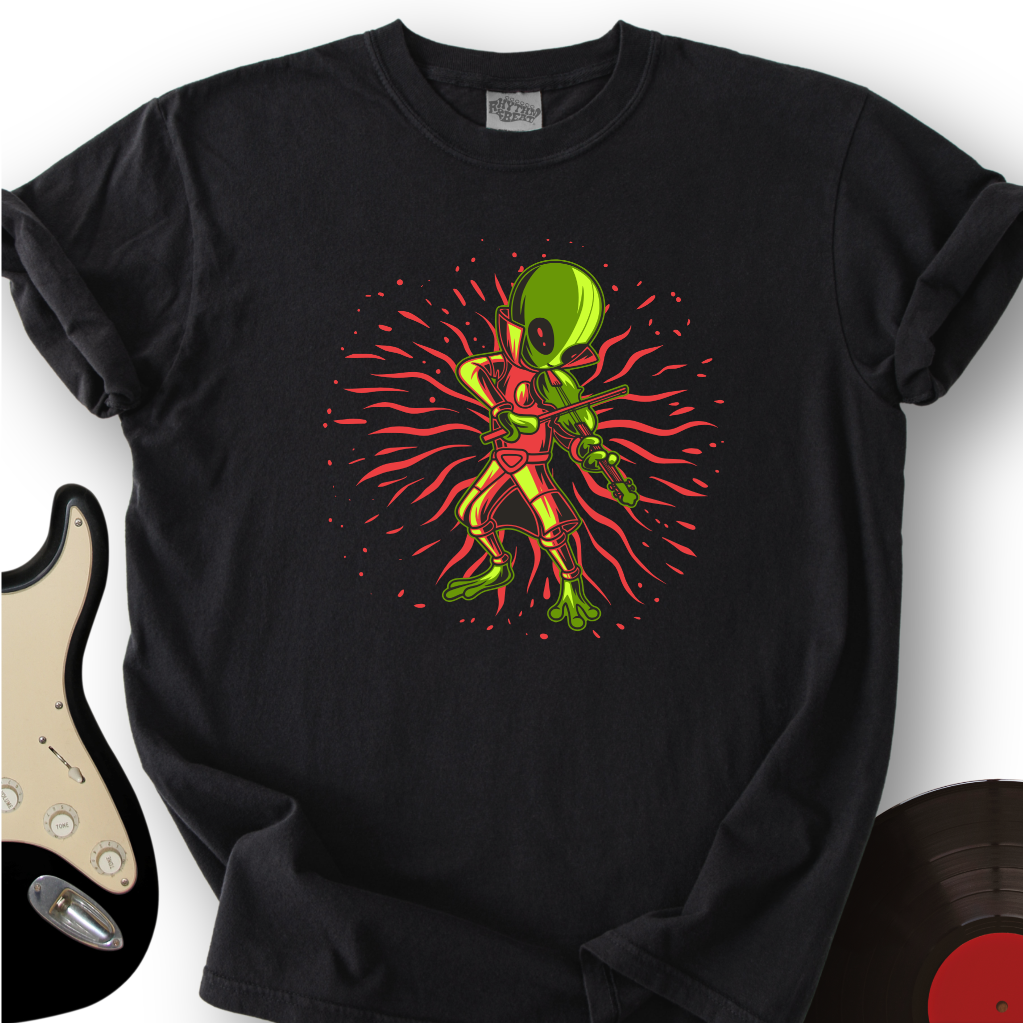 Alien Playing Violin T-Shirt