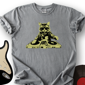 Cat DJ T-Shirt