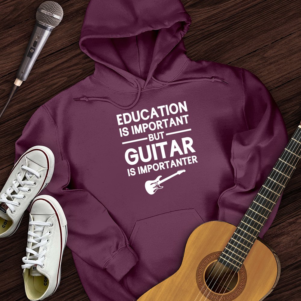Education Is Important But Piano Is Importanter Hoodie