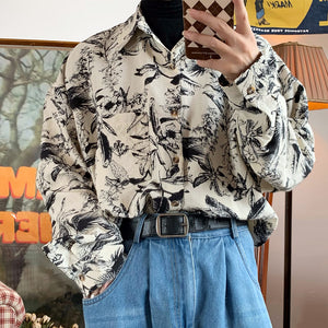 90s Style Floral Print Shirt