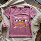 Be Knitting Sheep Lady V-neck
