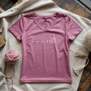 Heartbeat Lady V-neck