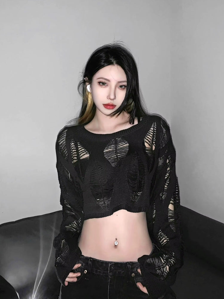 Crochet Crop Sweater