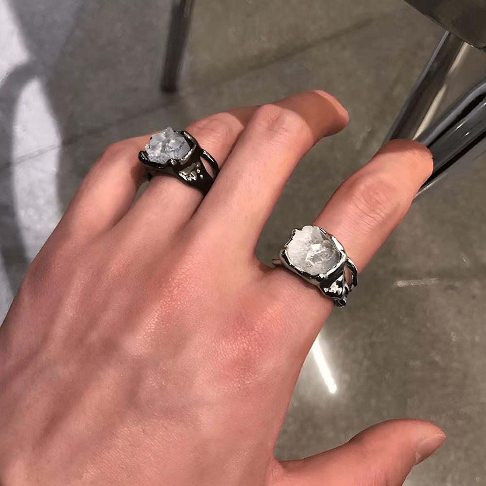 Cyberpunk Crystal Ring