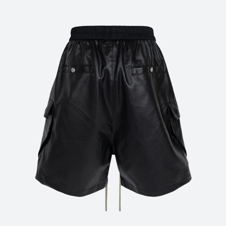 Cyberpunk Faux Leather Shorts