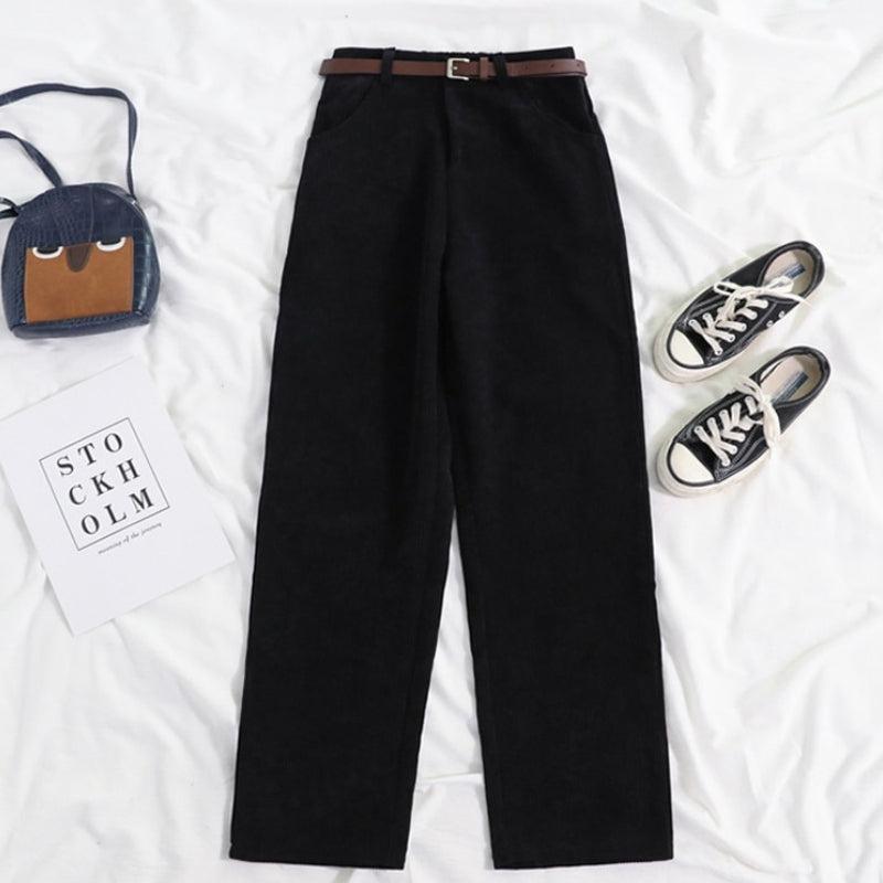 Dark Academia Corduroy Pants