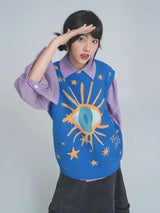Eye Sweater Vest