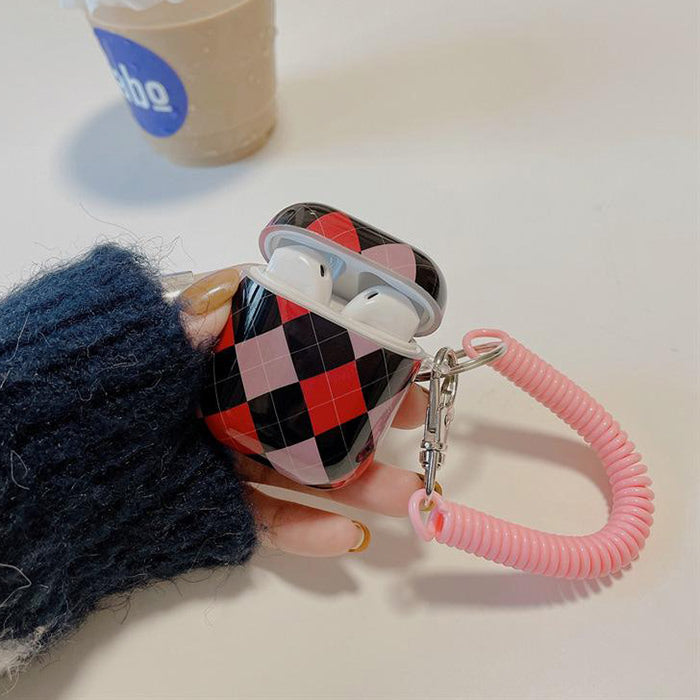 Grunge Argyle AirPods Case