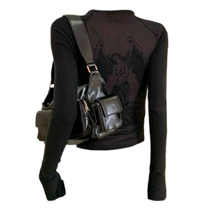 Grunge Angel Back Top