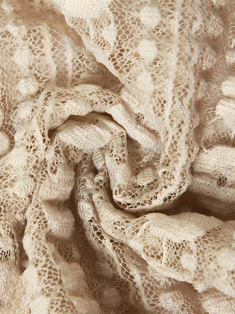 Lace Asymmetric Patchwork Top