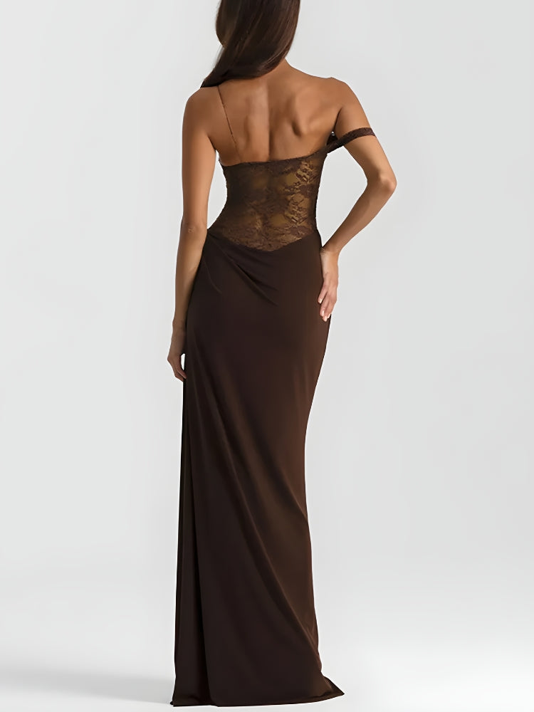 Lace Bodice Maxi Dress