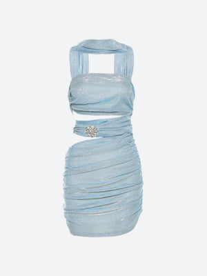 Mermaidcore Glitter Mini Dress