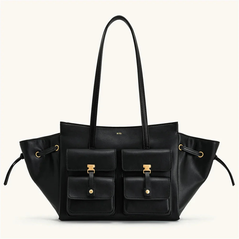 Multi-Pocket Tote Bag