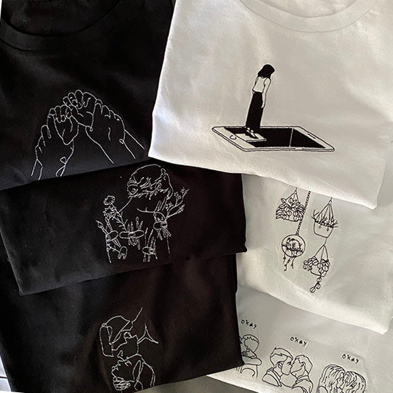 Plants are Friends Embroidered Tee