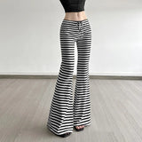 Striped Flare Sweatpants