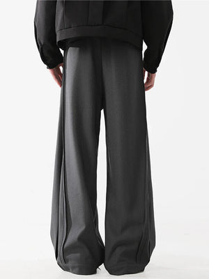 Tailored Pleated Wide Leg Pants