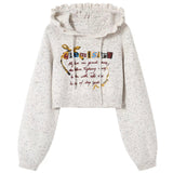 Chemistry Knit Cropped Hoodie