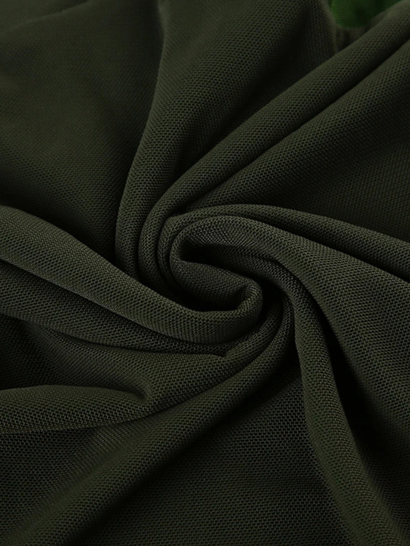 Twisted Bust Mesh Top