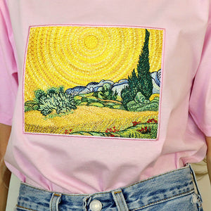 Wheat Field with Cypresses Tee