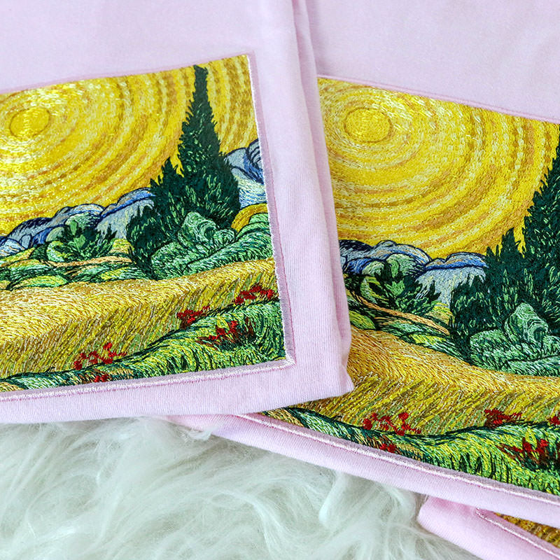 Wheat Field with Cypresses Tee