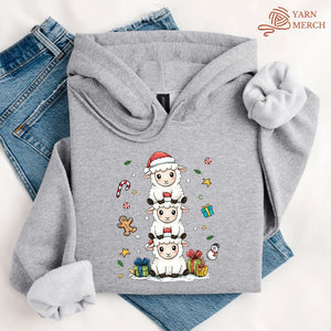 Woolly Christmas Tower Hoodie