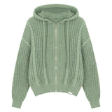 Candy Morning Loose Knit Hoodie