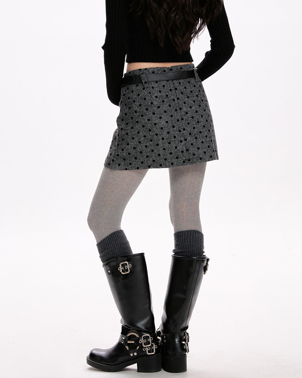 Madeleine Polka Dot Mini Skirt