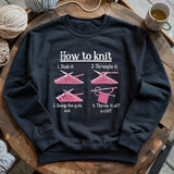 How To Knit Sweatshirt