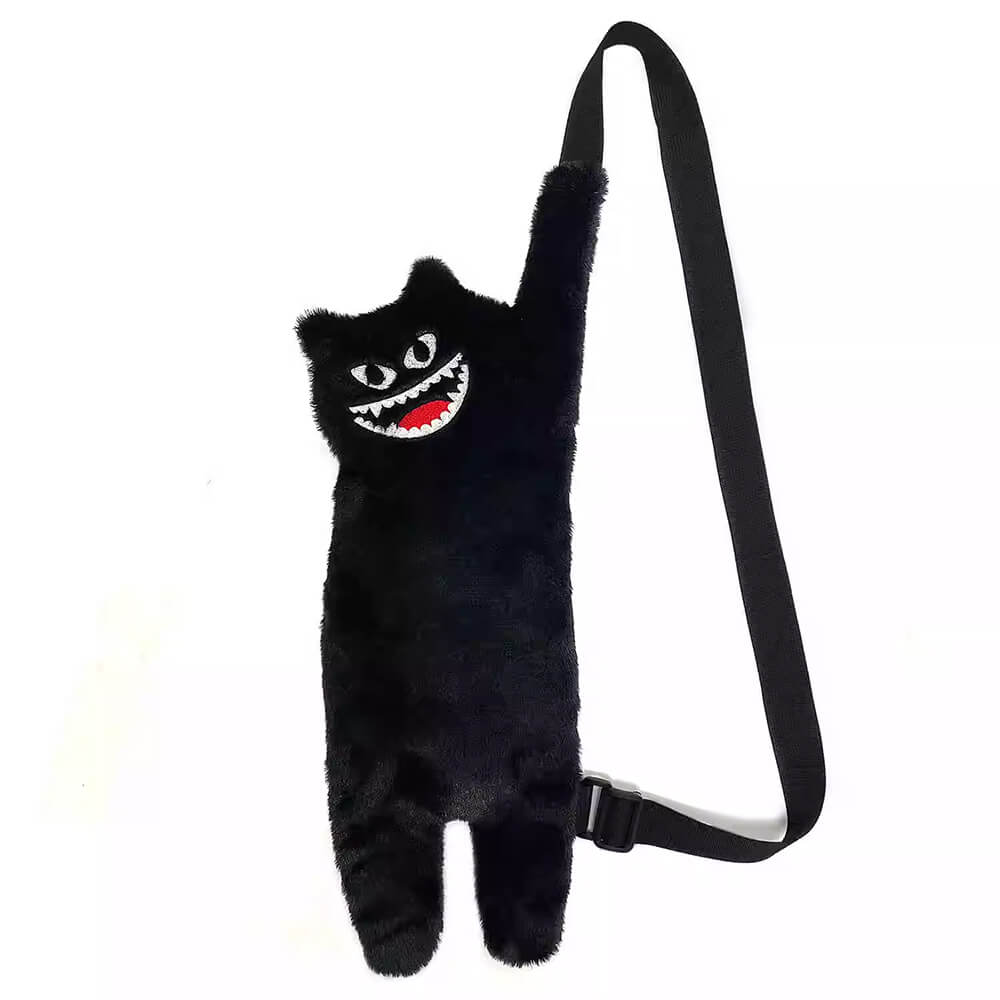 Black Cat Crossbody Bag