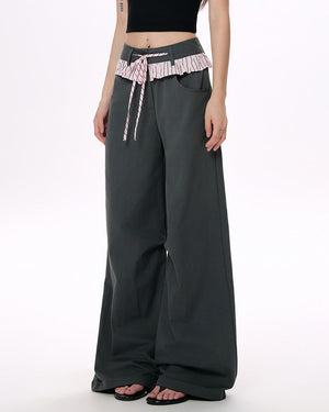 Blokette Aesthetic Wide Leg Trousers