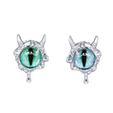 Blue & Green Eyes Stud Earrings