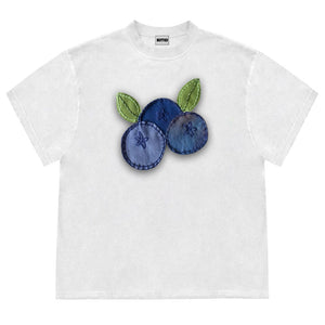 Blueberry Patchwork Tee