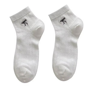 Coquette Bow Print Socks