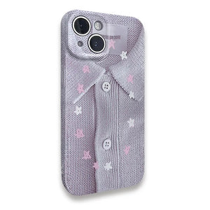 Cozy Knit Charm iPhone Case