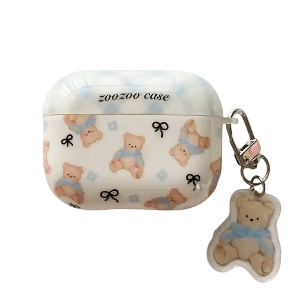 Cute Bear & Bows Airpods Case
