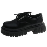 Dark Academia Chunky Platform Boots