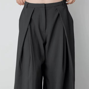 Dark Academia Wide-Leg Pants