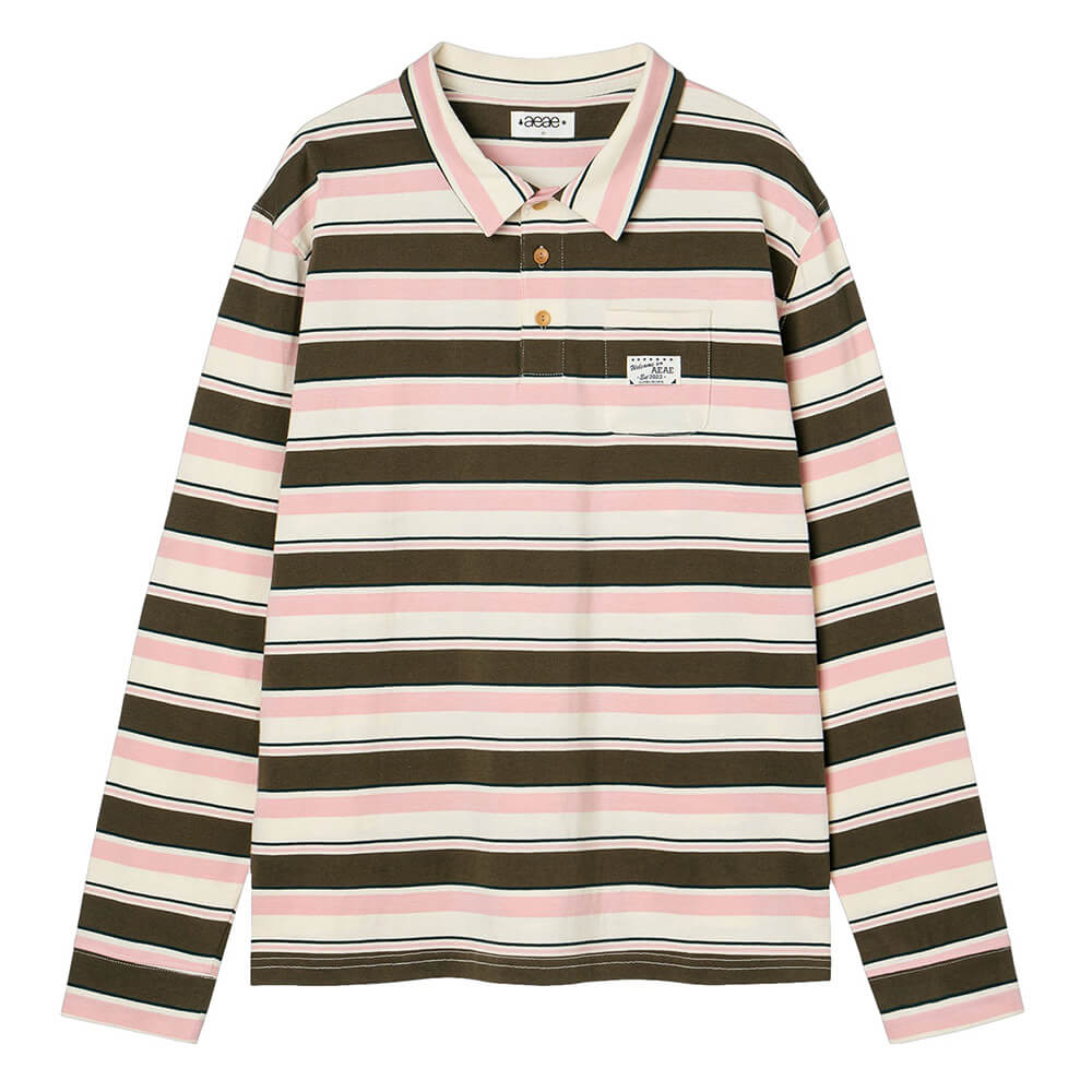 Dorm Room Diaries Stripe Rugby Polo