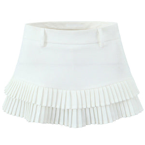 Campus Secrets Double Layer Pleated Skirt