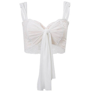 Fairycore Aesthetic Lace Crop Top