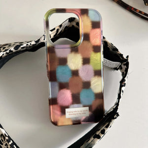 Grandma Aesthetic Patchwork iPhone Case