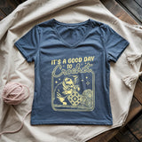 Good Day To Crochet Lady V-neck